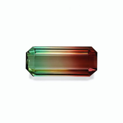 Photo of watermelon two-color tourmaline
