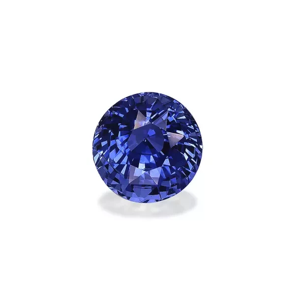 Photo blue natural sapphire from Sri Lanka