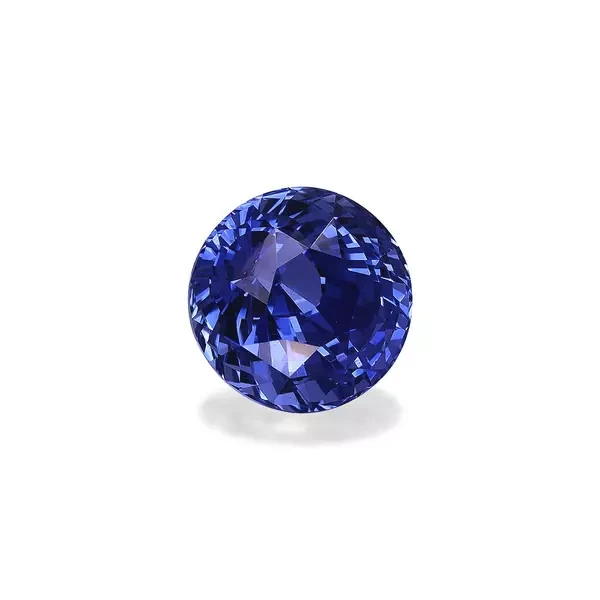Photo blue natural sapphire from Sri Lanka