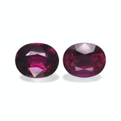 Purple garnet umbalite 12.07 carat, pair (RD0302GBS)