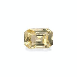 Yellow unheated sapphire from Sri Lanka 4.56 carats (YS0027GBS)