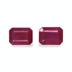 Pink-red Burma ruby 2.68 carats, pair (WC8941-28GBS)