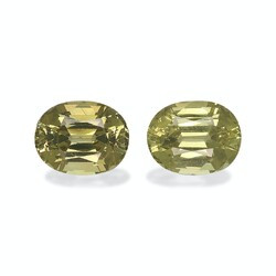 5.81 ct Lime Green Mali Garnet, pair (GG0018GBS)